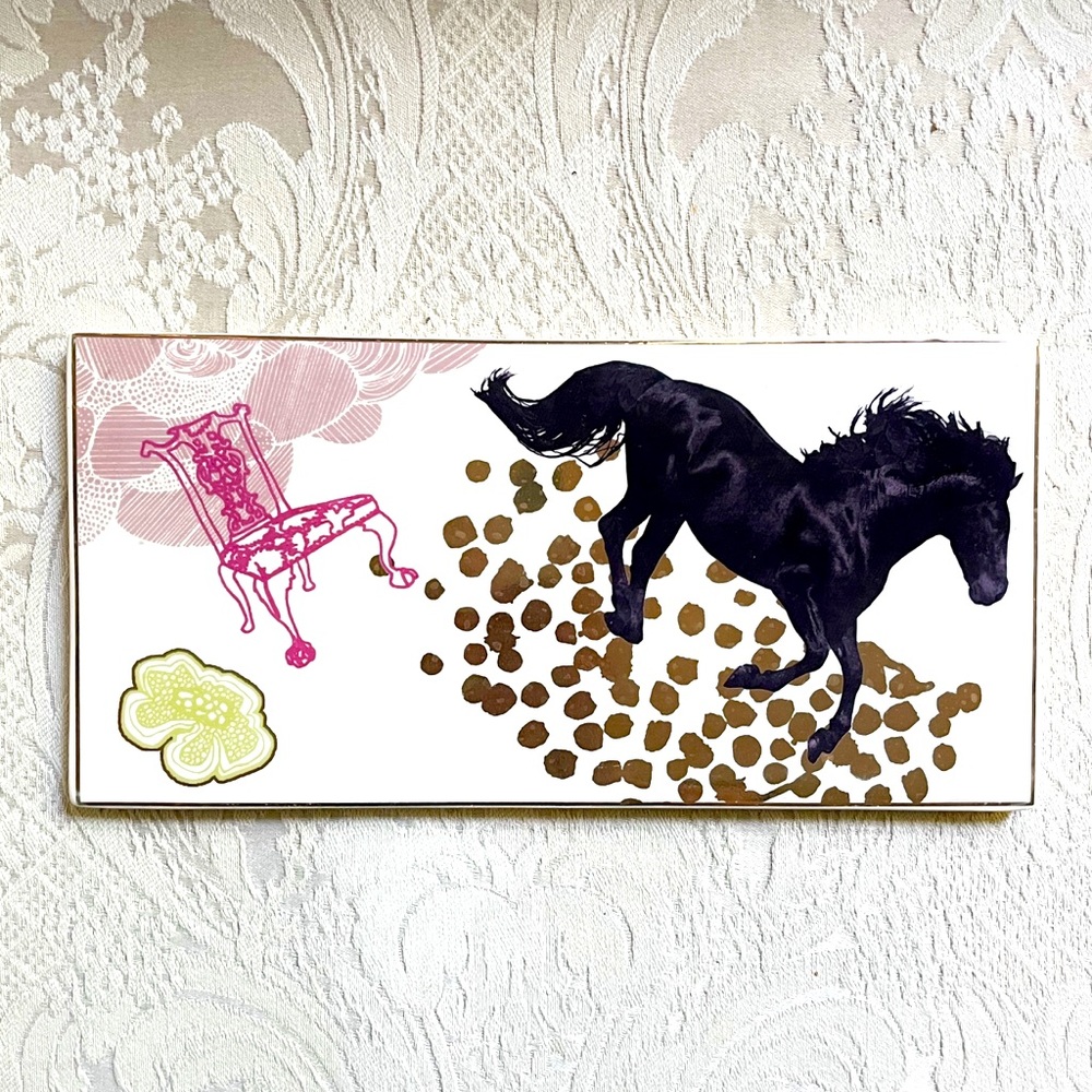 Stunning and Rare Concetta Gallo for Habitat Horse Plate / Cheeseboard